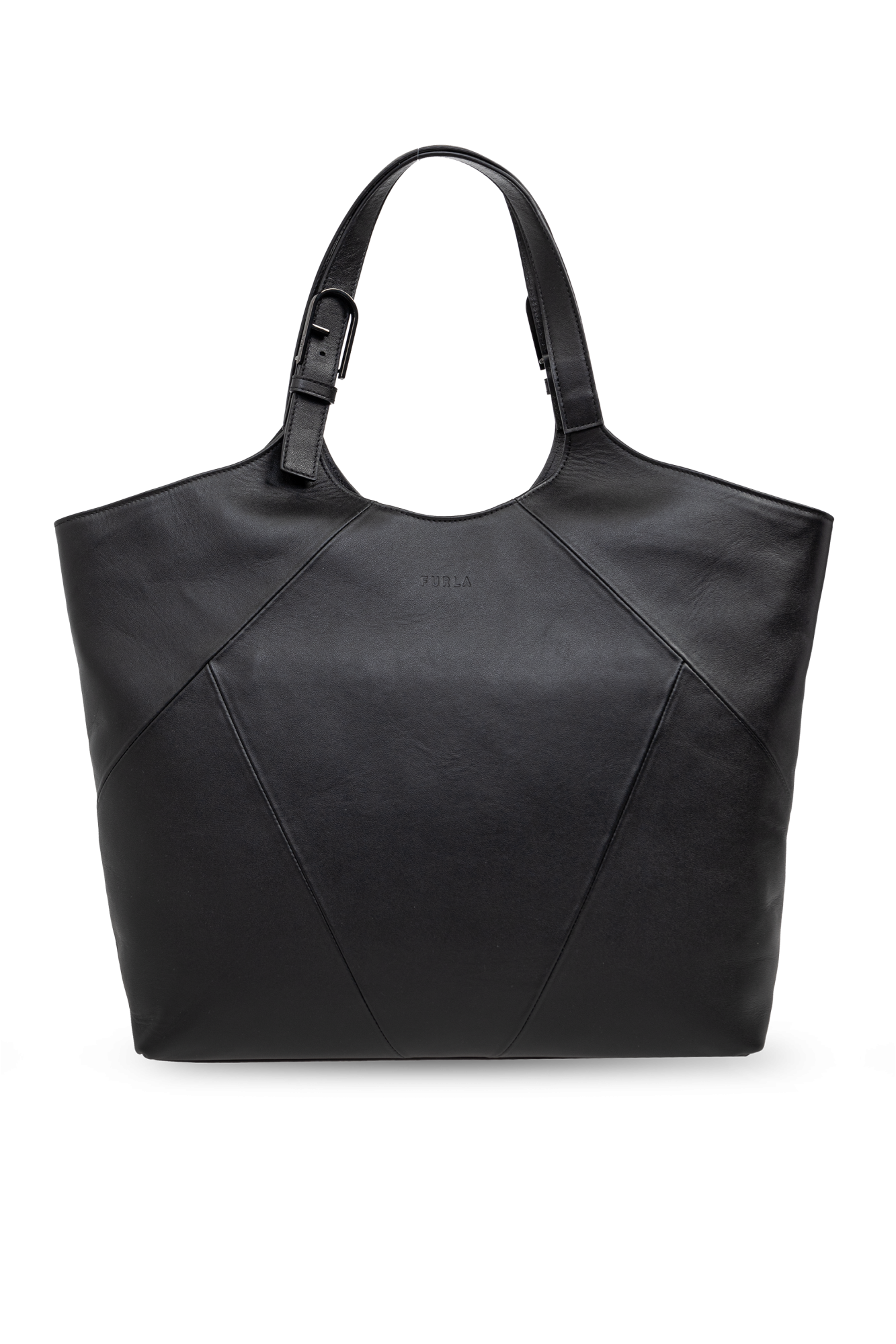 Black Furla `Flow XL` shopper bag Furla